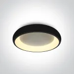 Lubinis &scaron;viestuvas 30W LED vidaus plafonas, juodas, 2700/3000/4000K, dimeriuojamas, 62134N/B/V