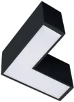 8W LED L formos jungtis, skirta linijiniam &scaron;viestuvui KOLINE K2 PROFESSIONAL, juoda, 3000/4000/6500K