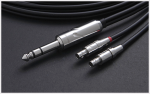 Furutech ADL lizdas 3,5 mm kabelis - 3,5 mm lizdas 1,3 m juodas sidabras
