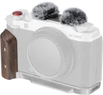 SmallRig 5261 L-Shape Mount Plate with Wooden Handle for FUJIFILM X-M5 Sliver