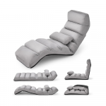 Sofa Promotions Grindinis poilsio krėslas, 175x55x20 cm, Pilka