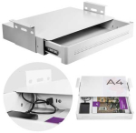 Stalčius Spacetronik SPB174W baltas su USB prievadais S