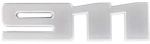 Porsche 911 Carrera Targa Galinės Emblema Sidabrinė Sporto Dizaino Paketas Originalus 992853675HOU2