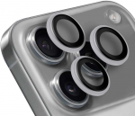 OBAL:ME kameros apsauga skirta Apple iPhone 17 Pro/17 Pro Max Sidabrinis