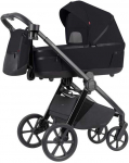 Universalus vežimėlio komplektas Carrello Omega Plus 2in1 Cosmo Juodas 6540/1