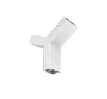 10,2W LED linijinio &scaron;viestuvo OFFICE LINEAR Y formos sujungimas, baltas, 3000/4000K, mikroprizmatinis dangtelis