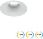 10W LED įleidžiamas &scaron;viestuvas ALVEY, baltas, 2700/4000/6500K, 4323000