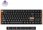 Keychron K8 HE Wireless (K8H-F1) - US i&scaron;dėstymas - Gateron Magnetic Nebula - Carbon Juodas (Juoda) Magnetinė Belaidė Žaidimų Klaviatūra