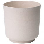 FORM PLASTIC Dekoratyvinis gėlių vazonas Satina Eco &Oslash;15cm H14.9cm plastik./&scaron;vies.rudas