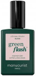 Manucurist Žalias Flash Nagų lakas lakier do paznokci Gloss 15ml