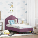 Lova Vaiki&scaron;ka Lovo Rėmas su Galvūgaliu Violetinė 70 x 140 cm Aksomas