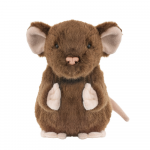 Beppe Pliu&scaron;inis žaislas - ruda pelė, 13 cm