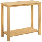 Sodo konsolinis stalas &Scaron;viesus akacijų 80 x 35 x 75 cm