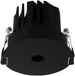 7W LED įleidžiamas &scaron;viestuvas INFINITY, juodas, 3000K, 355702