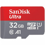 SanDisk Ultra Micro SDHC 32GB + SD Adapteris 120MB/s A1 Class 1