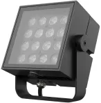 36W LED lauko &scaron;viestuvas - prožektorius FLOODLIGHT SQUARE, juodas, 3000K, 10&deg;, DALI, IP66
