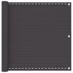 Balkono Ekranas Antracito 90 x 700 cm HDPE ir aliuminis