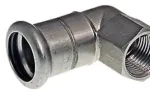 Aalberts integrated piping systemsBV VSH XPress RF 304 alkūnė 90 laipsnių - alkūnės adapteris MN 22XR3/4 R2409.