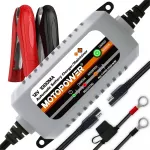 MOTOPOWER automatinis 12 V 1000 mA akumuliatorių įkroviklis su SAE jungtimi MP00205B