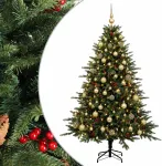 Dirbtinė kalėdinė eglutė su rutuliuku 210 cm 300 LED