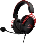 Ausinės HyperX Cloud Alpha &ndash; spēļu austiņas (melnā-sarkanā krāsā)