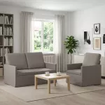 Sofa Sofos komplektas 2 vnt. Taupe Audinys