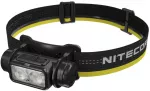 Priekinis žibintas - Nitecore NU50, 1 400 lm, 5 000 mAh, 130 m, Įkraunamas per USB-C, Baltas/raudonas