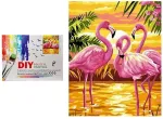 Swede Tapyba pagal numerius - Flamingai 41x31cm EDUKAMP (5902496207428)