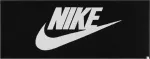 Nike Ręcznik Club Pool Rank&scaron;luostis One Size juodas/baltas dydis universalus