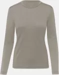Termo mar&scaron;kinėliai Thermowave mot. Merino Aero ilgom rankovėm pilki