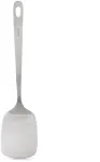 Virtuvinė mentelė i&scaron; nerūdijančiojo plieno, sidabrinė, 32 cm
