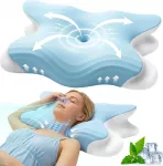 Rokehr ergonominė ortopedinė kaklo pagalvė i&scaron; atminties putų 62 &times; 42 cm ZSY302