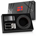 Vyrų rinkinys Nordee SDK-002: odinė diržas ir dvi sagtelės