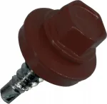 Savisriegiai varžtai stogo dangai su poveržle 4,8x20 ral8012