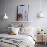 Idegu pakabinamas &scaron;viestuvas retro E27 pakabinamas &scaron;viestuvas modernus a&scaron;aros formos skrybėlės lubinis &scaron;viestuvas metalinis medinis pakabinamas &scaron;viestuvas miegamajam valgomajam virtuvei (baltas, 1 vnt.)