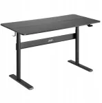 Reguliuojamo auk&scaron;čio stalas 74-115cm pakeliamas ergonomi&scaron;kas juodas Ergo Office Er-453