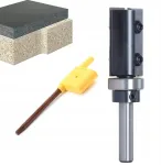 Frez tiesus su guoliu D19mm, L60mm, kotas 8mm, keičiamos plok&scaron;telės