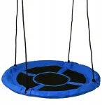 Sodo sūpynės, gandralizdis vaikams, 100 cm, pakabinamos, didelės, tvirtos, xxl
