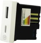 Dvigubas USB lizdas PNI UB30, 5V, 2.4A, modulinis, įmontuojamas