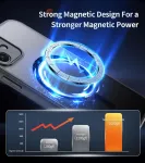 Aekyiwot dėklas, skirtas iphone 12, magnetinis telefono dėklas, suderinamas su iphone 12 magsafe, su 2 apsauginėmis plėvelėmis, privatumo apsauga, dėklas su kameros apsauga, atsparus smūgiams ir įbrėžimams
