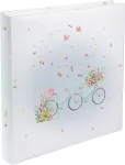 Goldbuch 08 042 vestuvių albumas &bdquo;floral Tandem&ldquo; nuotraukų albumas su 60 baltų puslapių ir pergamentiniais skirtukais, atminimo albumas su &bdquo;floral Tandem&ldquo; motyvu, nuotraukų albumas įsimylėjėliams, apie 30 x 31 x 4 cm