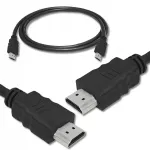 Apc Ltc kabelis 2x Hdmi V2.0 4k 2 metrų juodas 2 m