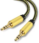 Pkdjfls Aux laidas 3.5 mm audio kabelis, jack kabelis ausinėms, namų/automobilio stereo sistemoms, i&scaron;maniesiems telefonams, Mp3 grotuvams ir daugiau - nailonas (5 m / 15 pėdų)