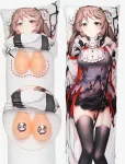 Wisfancy silikoninės krūtys Dakimakura anime, mink&scaron;tos ir tikrovi&scaron;kos, tinka japoni&scaron;koms apkabinimo pagalvėms 160 x 50 cm, (dd Cup, 1200 g/pora)