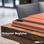 Eazy Case dėklas Ipad Air 13" M3 (2025) su 360&deg; sukimosi funkcija, oranžinis