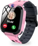 Pthtechus i&scaron;manusis laikrodis vaikams, laikrodinis telefonas mergaitėms ir berniukams su skambučiais, sos, kamera, muzika, žaidimais, žadintuvu, žibintuvėliu, vaiki&scaron;kas laikrodis, skirtas vaikams nuo 4 iki 12 metų, 1 gb micro sd kortelė įtraukta