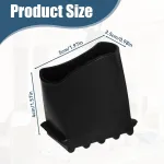 4 vnt. 50 x 22 mm kopėčių kojelės, guminės kopėčių kojelės, apsauginiai dangteliai kopėčioms, neslystantys kopėčių kojelių uždangalai, universalūs kopėčių kojelių uždangalai namų meistrams, sulankstomos kopėčios