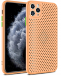 Fusion Accessories Silikoninis dėklas Fusion Breathe, skirtas Samsung A515 Galaxy A51 Oranžinis