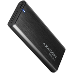 AXAGON EEM2-SBC, M.2 SATA screwless RAW box, juodas, SuperSpeed USB-C 10 Gbps