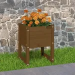 Lovelis, medaus rudas, 40x40x52,5cm, pu&scaron;ies medienos masyvas